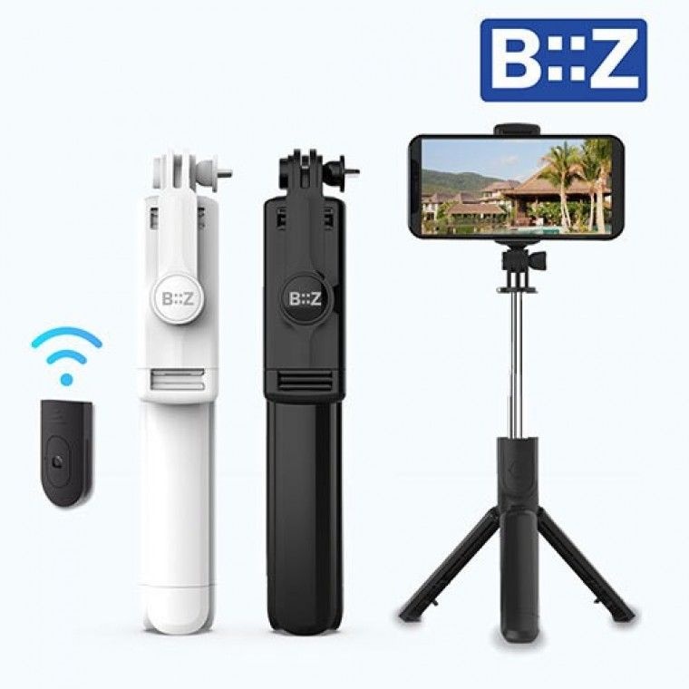 비즈 삼각대 셀카봉 비즈 블루투스 BZ-SS30 포켓