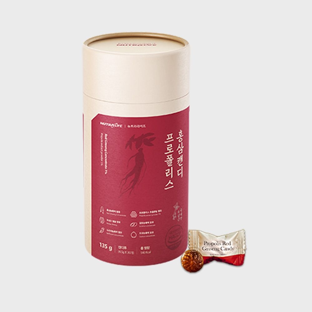 뉴트라라이프 프로폴리스 홍삼캔디 1박스(4.5g x 30개)