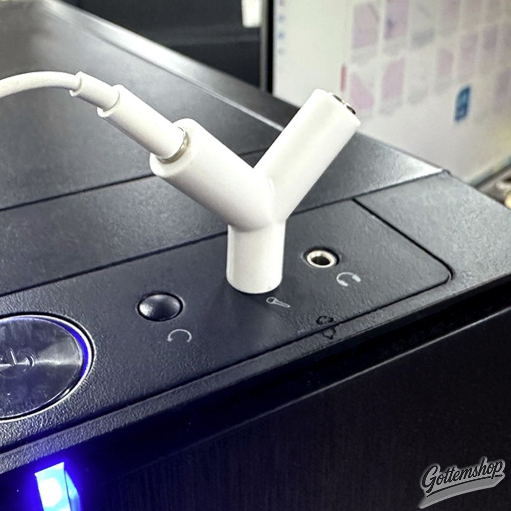 갓템상점협력사 Y형 이어폰 연결잭 헤드셋스플리터 오디오젠더