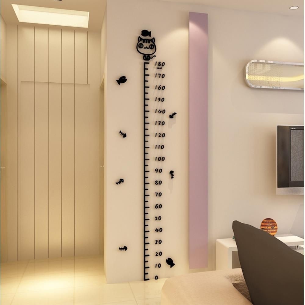 어린이 초등학생 거실 아이방 키재기 스티커 아기 아동 어른 유아 가정용