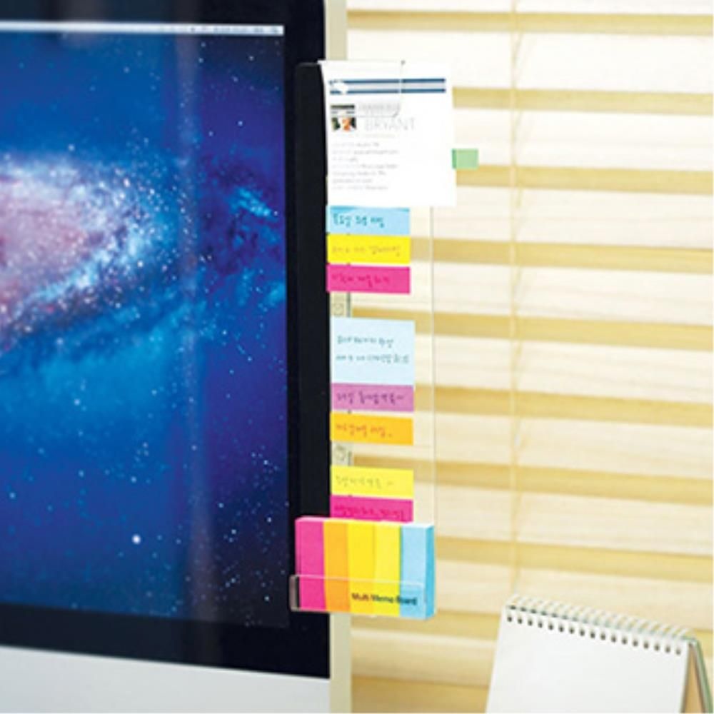 협력업체 모니터 포스트잇 메모 보드 게시판 보드판 탁상 강의실 유치원 편한 사무실