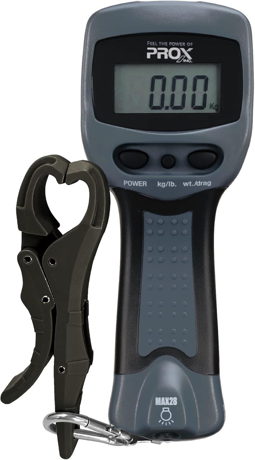 [해외] PROX 프록스 드래그 체커 디지털 스케일 낚시 저울 28kg까지 계측
