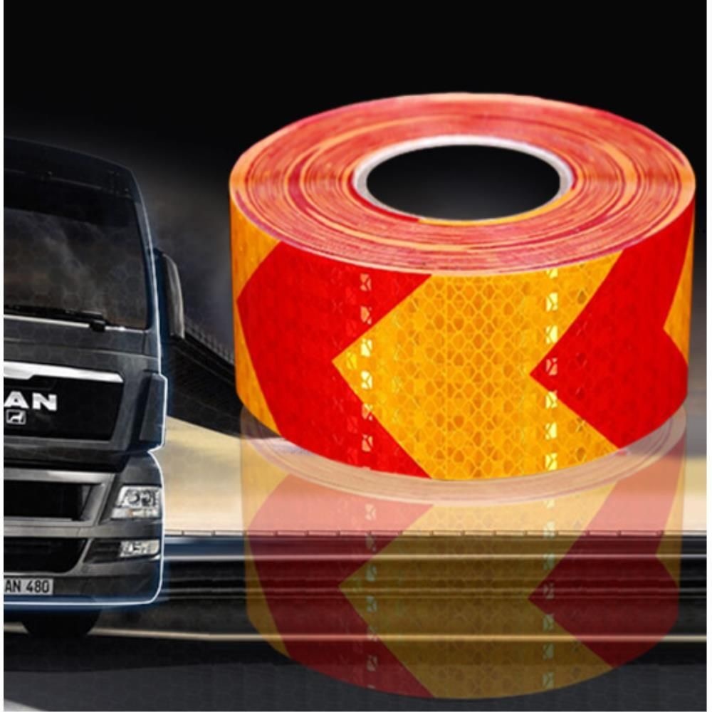 화물차 고휘도 반사 스티커 테이프 10cmX50m 작업복부작용 야간라이딩