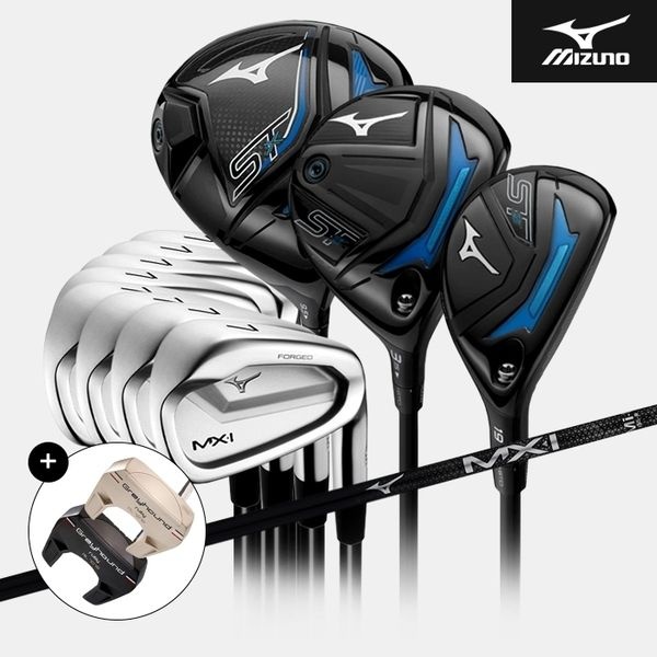 미즈노 [퍼터증정]미즈노 ST-X 230 MX-I 포지드 카본 남성 풀세트[11PC/8i/5번~SW][MX Mi-1]