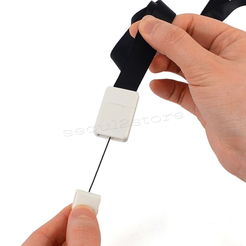 서울상점 심플 넙적 릴홀더 명찰목걸이줄 관광명찰줄 카드명찰 출입증