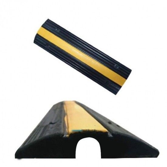 고무 과속방지턱 간편 방지턱 소 500mm 지하주차장과속방지턱 고무방지턱 1구과속방지턱