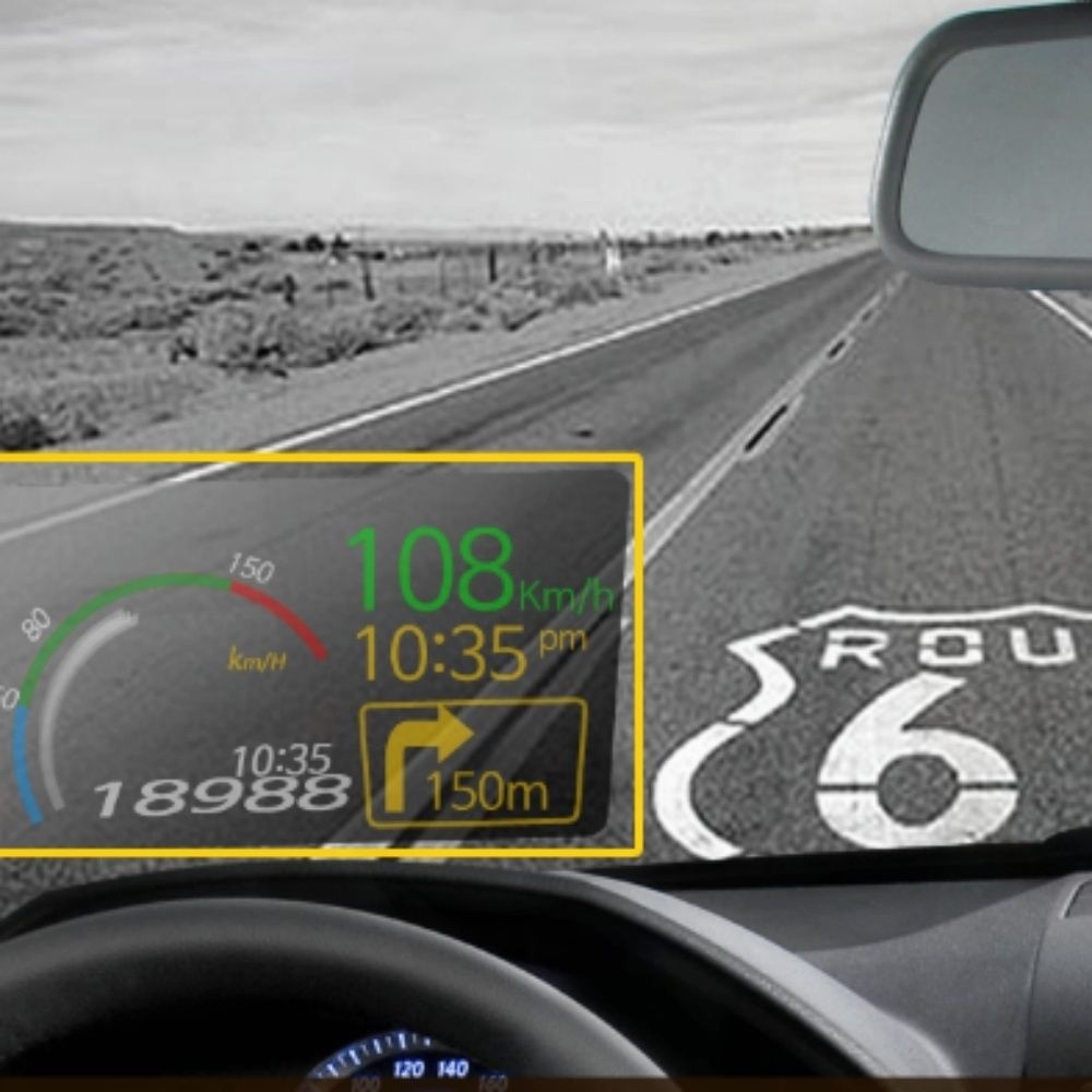 차량 헤드업 필름 운전 대시보드 시인성 디스플레이 계기판 정보 주행 운전석 데이터 전방 투명