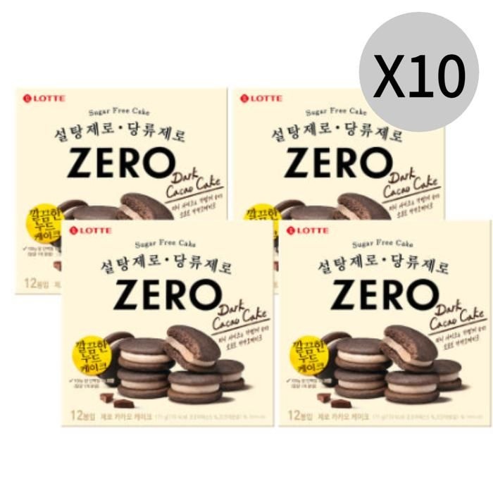 쁘띠몽쉘 제로 카카오 X32 대용량 제로슈가 학원 간식