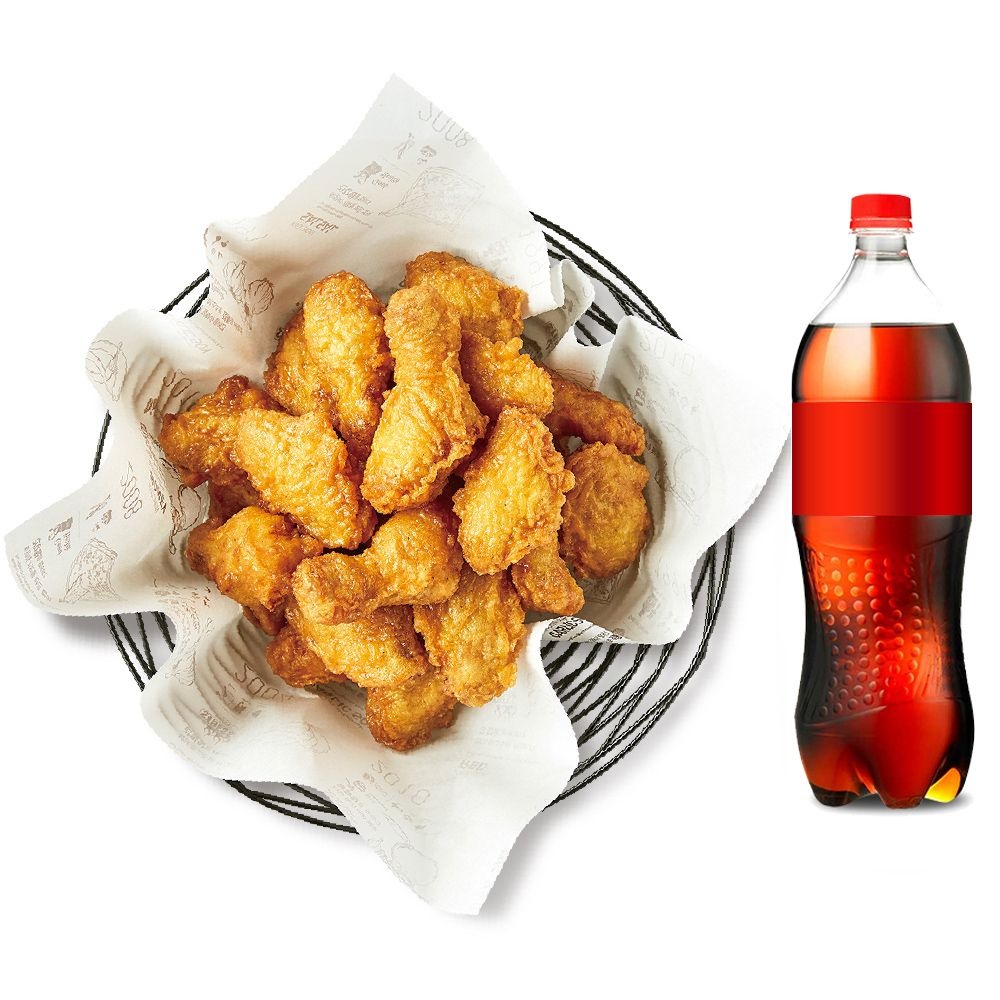 [실시간 톡발송] 허니콤보+콜라1.25L