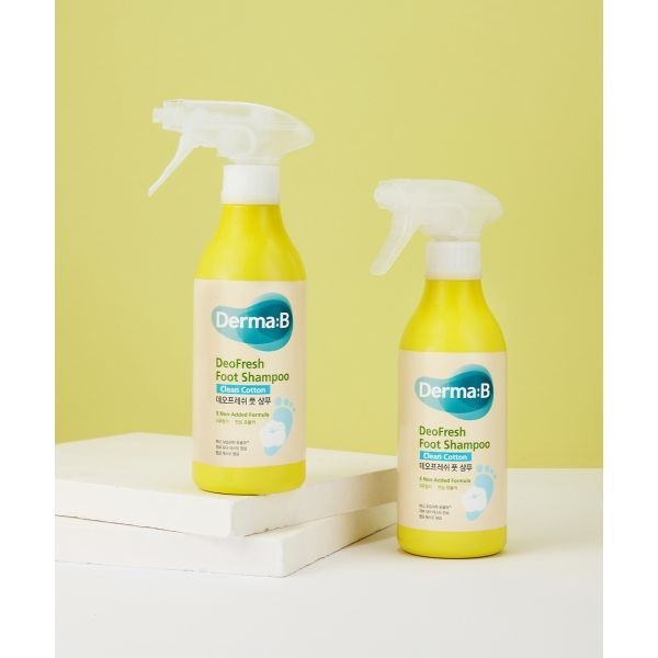 DERMAB DERMAB 데오프레쉬 풋 샴푸 클린코튼 400MLX 2개 (내러티브 핸드크림50ML )