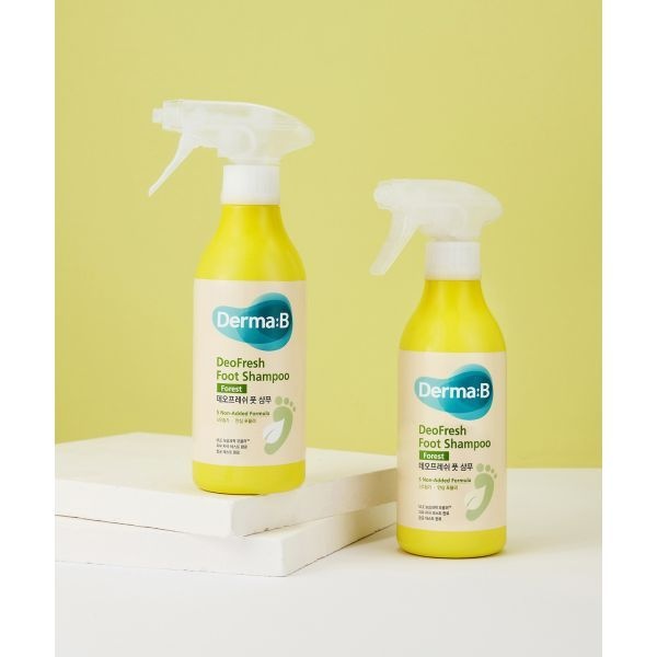 DERMAB DERMAB 데오프레쉬 풋 샴푸 포레스트 400ML X 2개 (내러티브 핸드크림50ML )