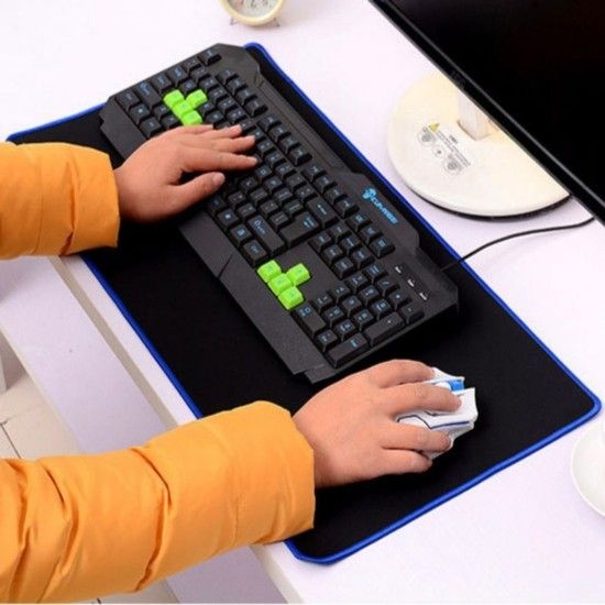 상품상세참조 게이밍 마우스 장패드 모던 블루 30 x 70cm 데스크매트 마우스장패드 게이밍마우스패드