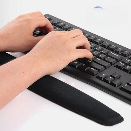 손목 보호 젤패드 키보드 지지대 44cm 와이드 손목보호대 컴퓨터 받침대 젤마우스패드