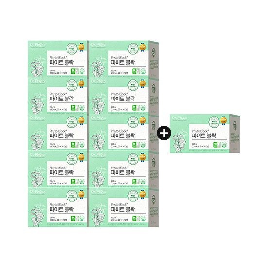 [샤피라이브 전용구성] 닥터파이토 삼백초추출물 파이토블락 10+1박스 (총 110회분)