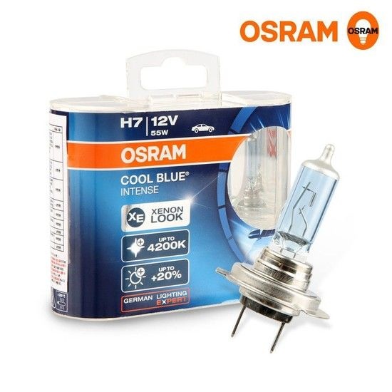 차량전구 H7전조등 오스람상향등 오스람조명 H7쿨블루전조등 상향등 하향등