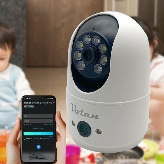 펫 모니터링 캠 외부 CCTV 보안 카메라 실내 감시용 홈캠 T4DR 360도회전 고화질 양방향음성