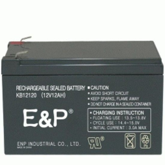 이앤피 12V배터리 KB12120 소형전지 12AH 12V충전지 대형완구 KB1212012V충전지 UPS 축전지