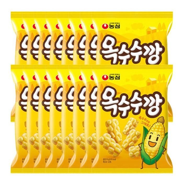 옥수수깡 70g 16개