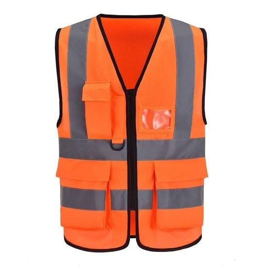 작업용주머니조끼 주황색안전조끼 고급형야간조끼 작업안전조끼 교통정리 교통사고