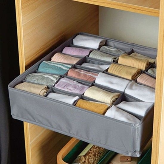 속옷보관함 양말정리함 원룸 자취필수템 수납 정리함 양말수납함 정리함8칸 정리함24칸