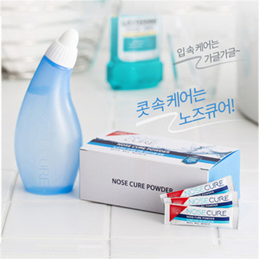 의료용 코세정기 노즈큐어 코세척기&노즈스위퍼 코건강관리 코내부청소