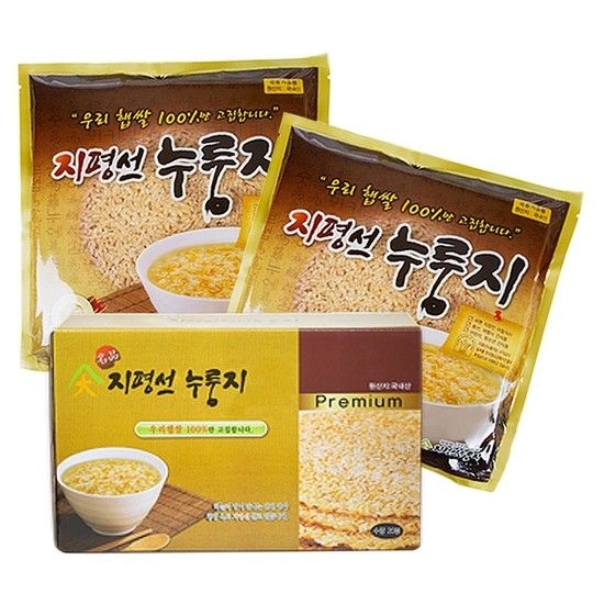 국산 고소한 전북김제 지평선 백미 누룽지 20봉지 쌀과자 지평선 영양식