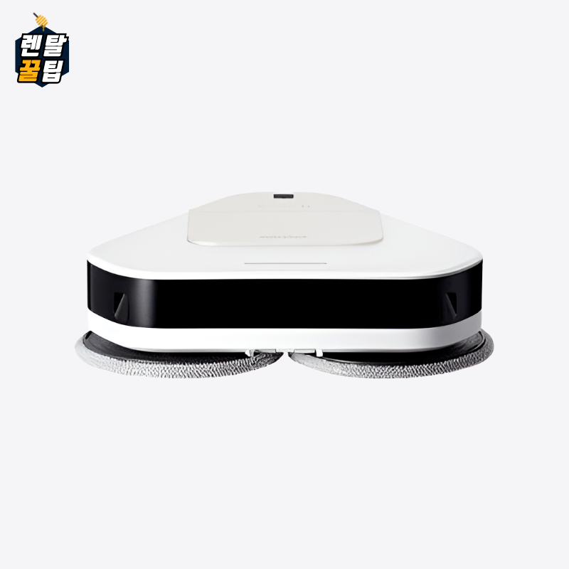 [자체제작]렌탈 에브리봇 쓰리스핀 EVO 물걸레 로봇청소기 화이트