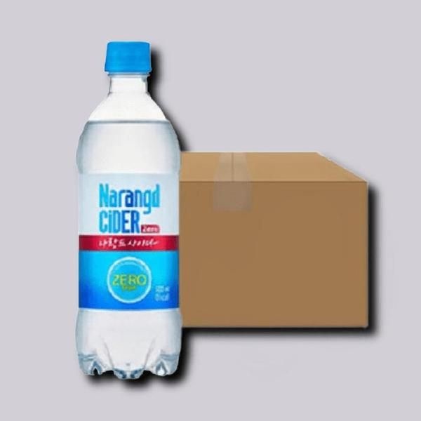 기타 나랑드사이다 페트 플레인 제로 500ml x 24개 대용량
