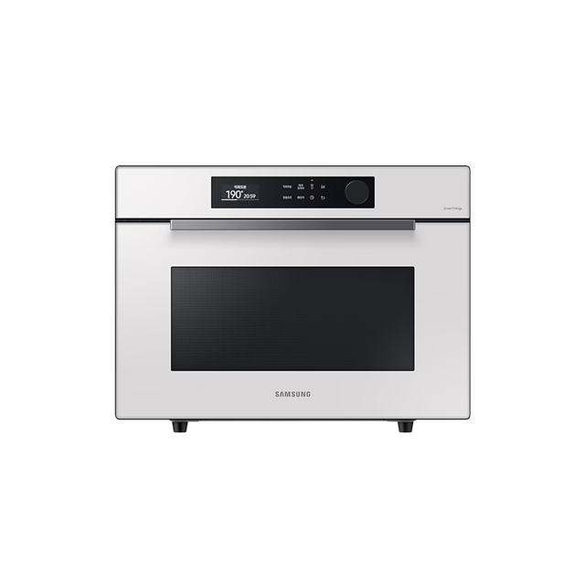 삼성전자 삼성 비스포크 큐커 오븐 35L (직화오븐) 글램 화이트 MC35A8599LE