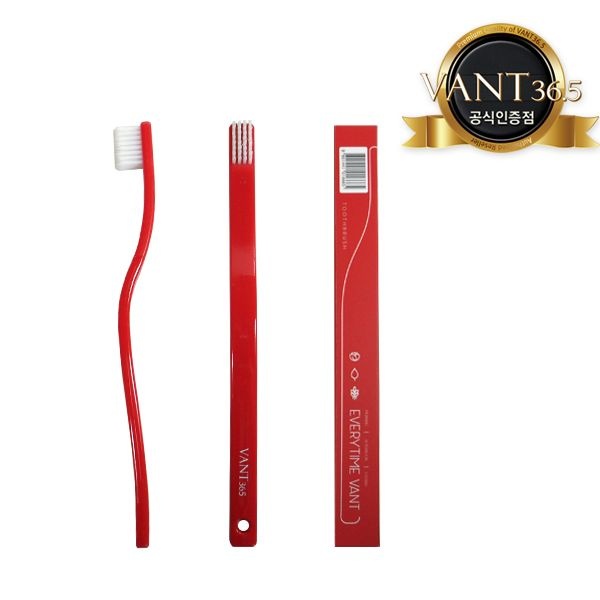 반트365 에브리타임 성인 치솔/칫솔 (빨강)