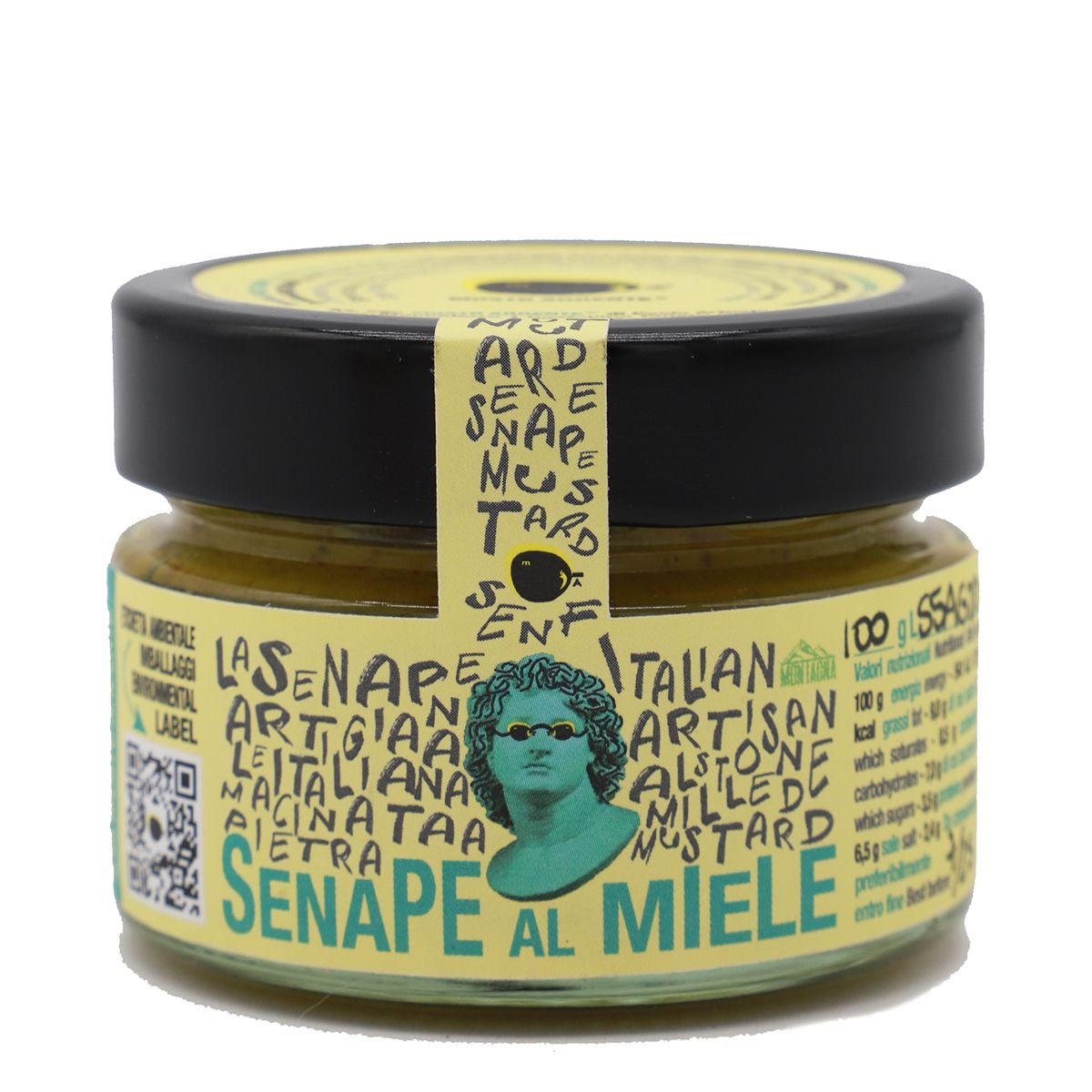 [해외] [Mosto Ardente] 모스토 아르덴테 허니&강황 랑가 머스타드 100g [관부가세포함]