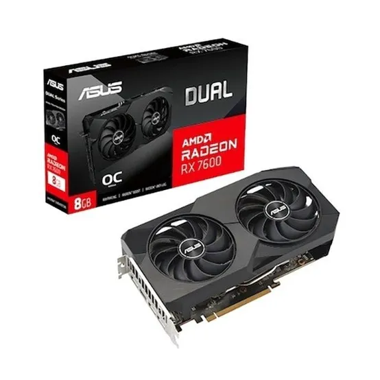 ASUS DUAL 라데온 RX 7600 O8G OC D6 8GB -M