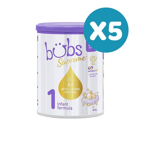 호주 법스 BUBS A2 슈프림 분유 1단계 800g x5개