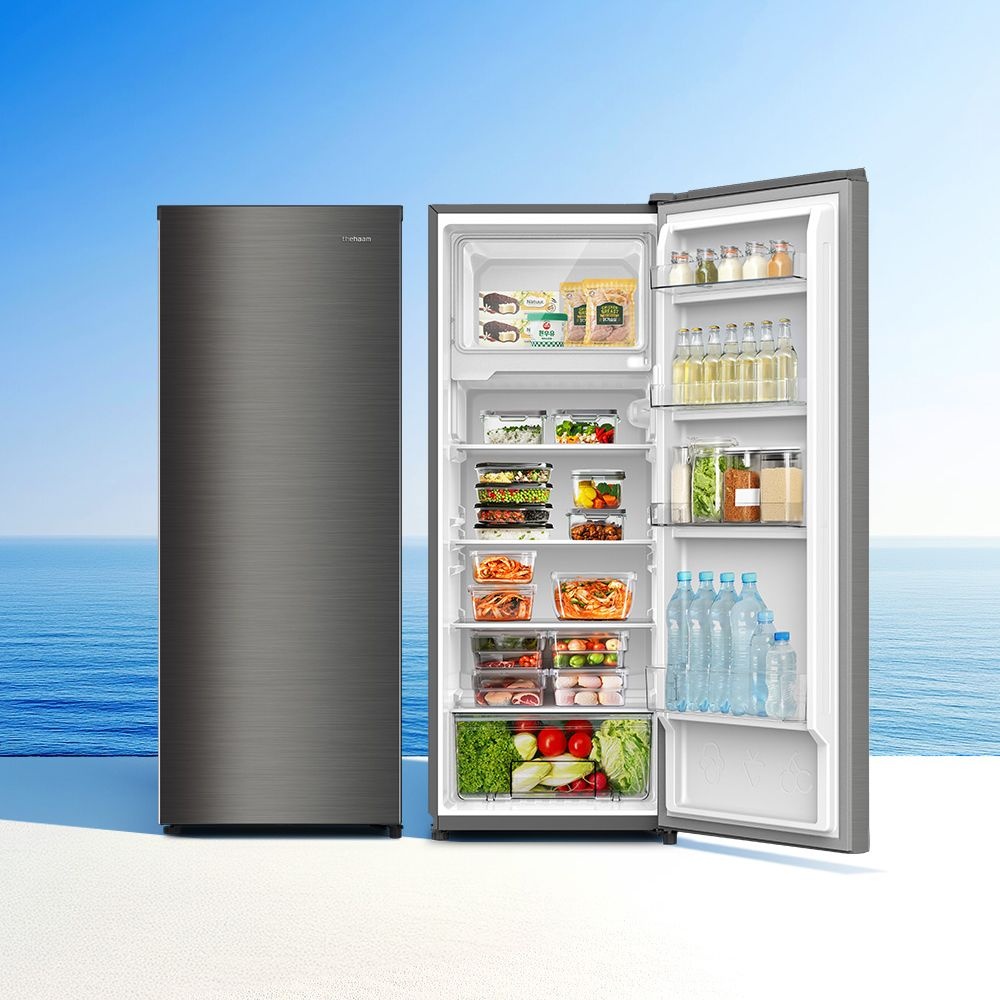 더함 173L 1도어 소형 미니 원룸 사무실 신혼 가전 냉장고 R173MS0-D1IM