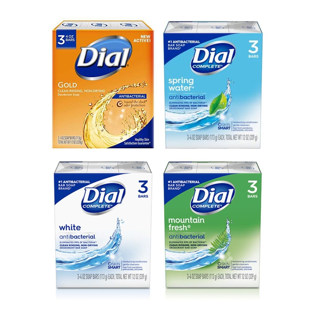 [해외] 다이알 dial 다이알 다이알 안티 박테리아 비누 3개입 4종