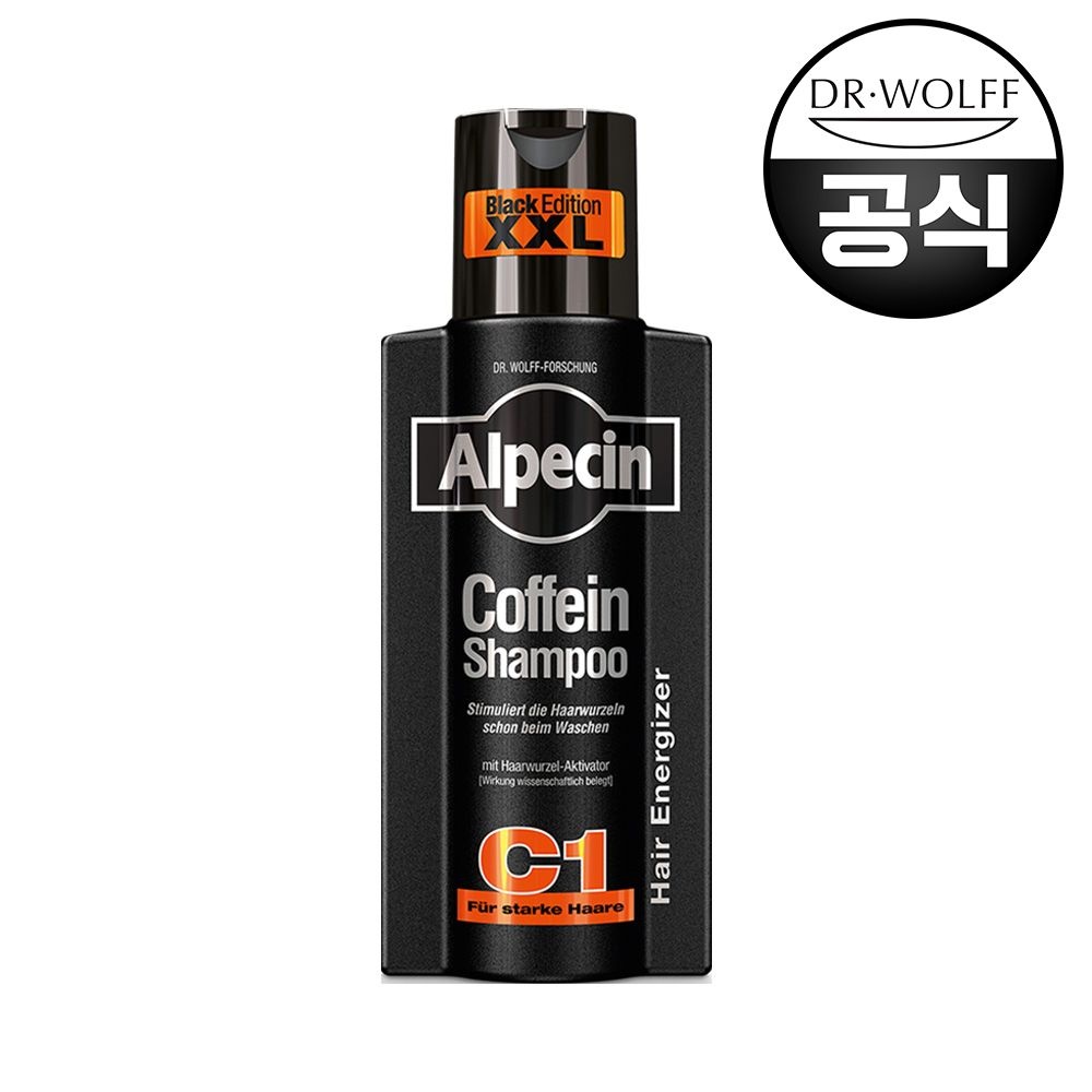 알페신 카페인 샴푸 C1 블랙에디션 375ml