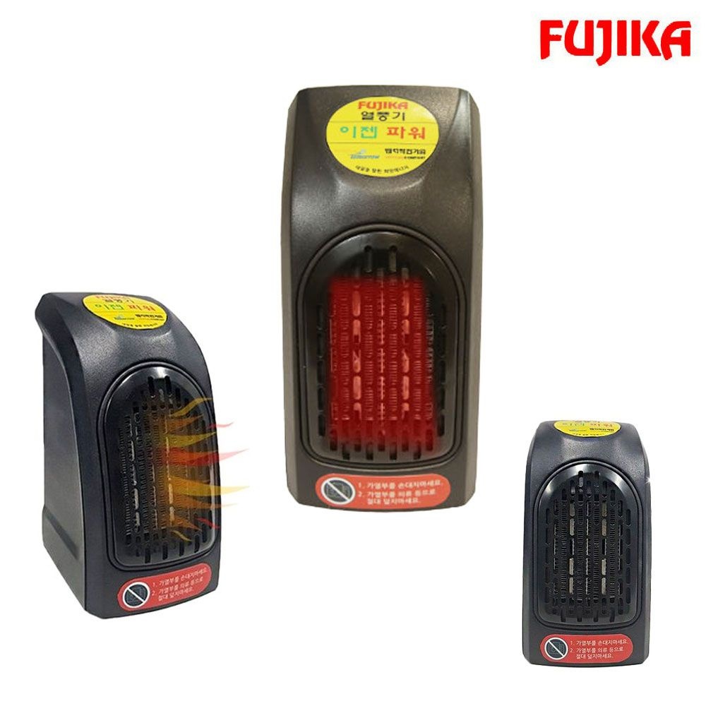 후지카 Fujika 플러그온풍기 벽면온풍기 400W/휴대용 미니온풍기 미니히터 소형난로/열풍기 소형온풍기