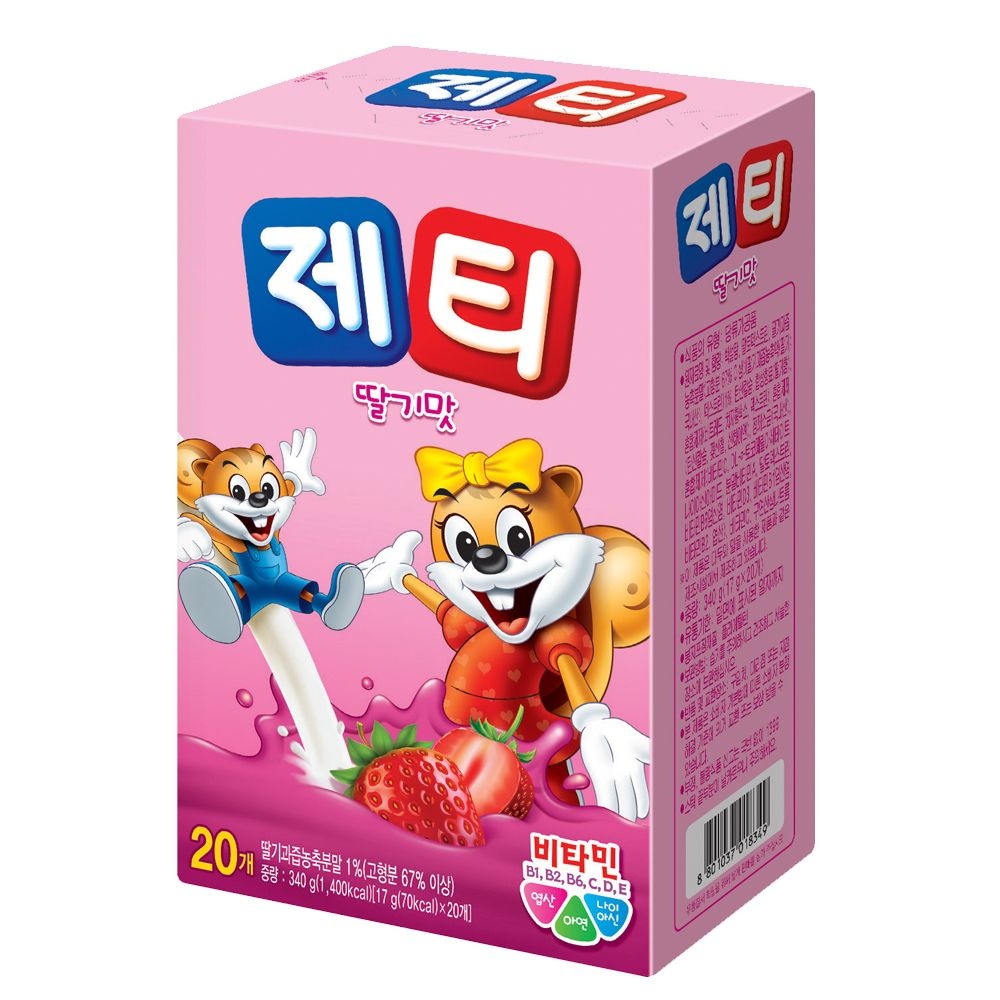 맥심 동서 제티 딸기 스틱 20T