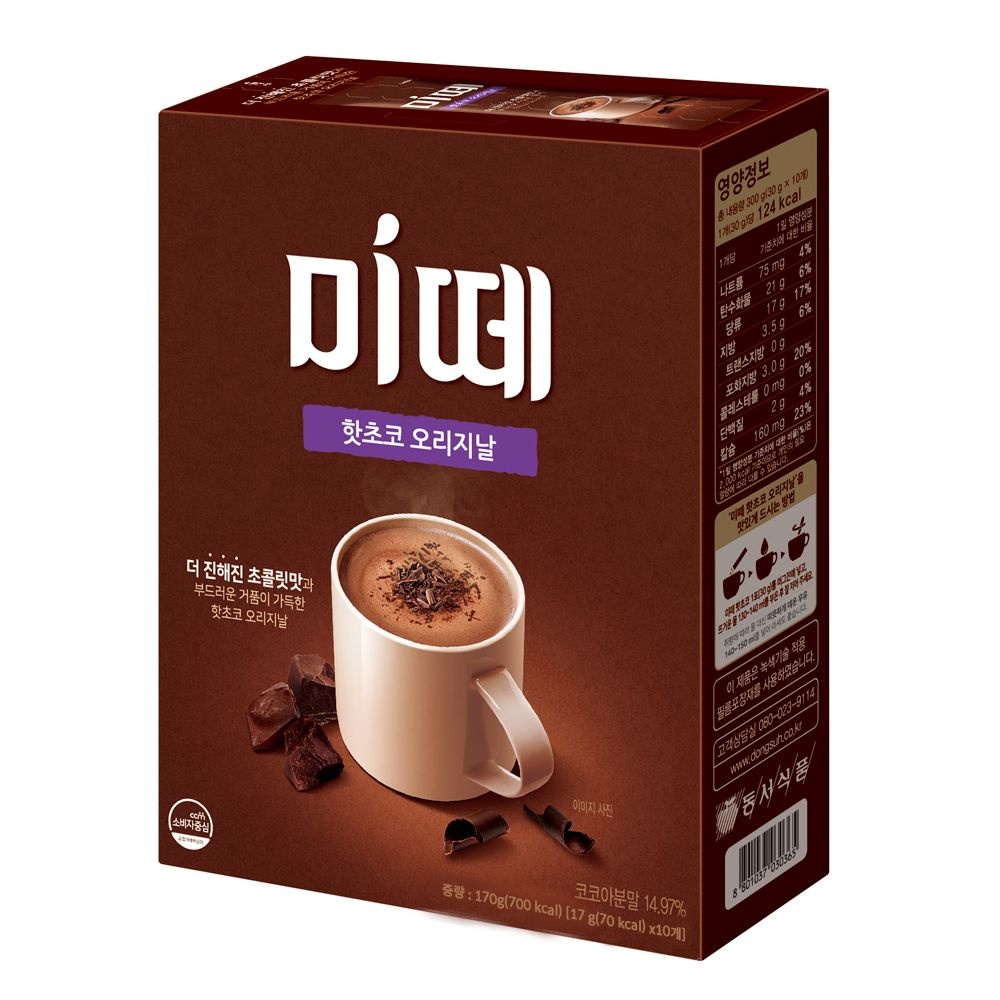 맥심 동서 미떼 핫초코 오리지날 미니 스틱10T