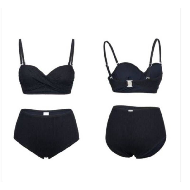 [레노마 수영복]여성비치 솔리드 2PCS 비키니 LS2F301_BK 7939795