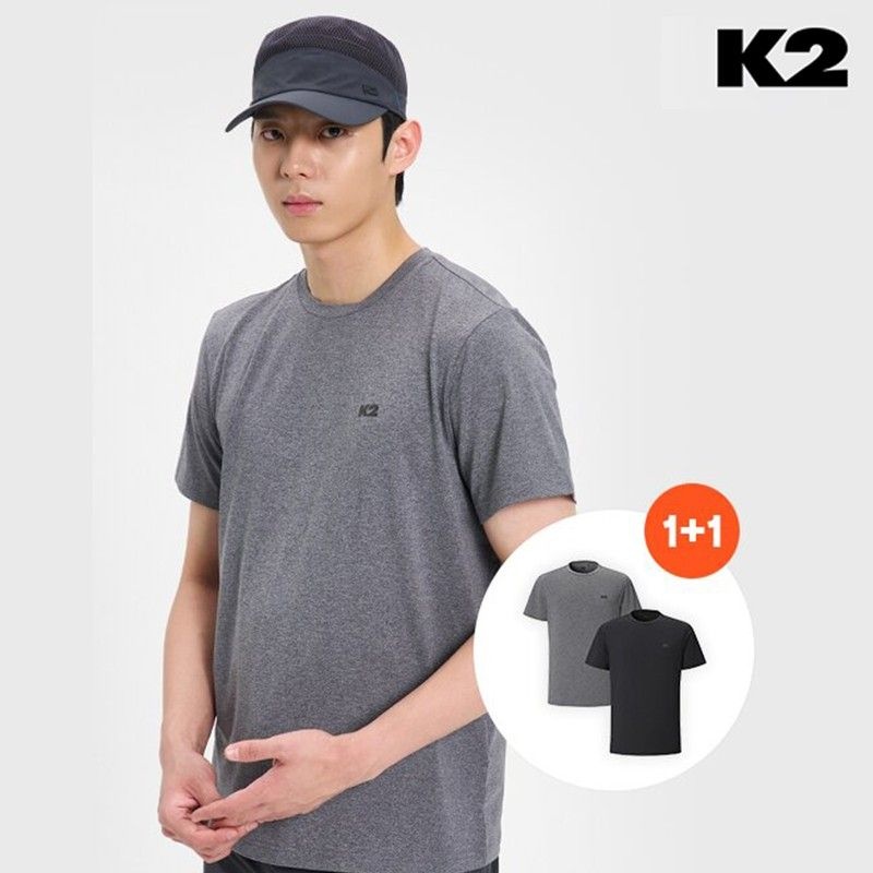 K2 신상 1+1 남여공용 등산복 반팔 티셔츠 밸류 패키지 GMM25283Z1 정상가:70,000 543464