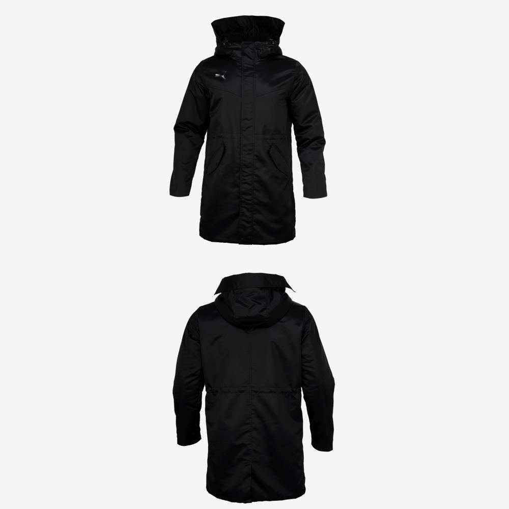 라푸마 푸마 플리스 후드 사파리 롱자켓 블랙 방한복 작업복점퍼 남자겨울점퍼 아웃도어점퍼 등산패딩 남성점퍼