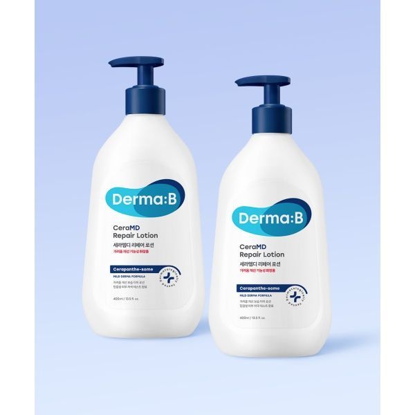 DERMAB 매장정품 DERMAB 세라엠디 리페어 로션 400MLX 2개 (내러티브 핸드크림50ML 증정)