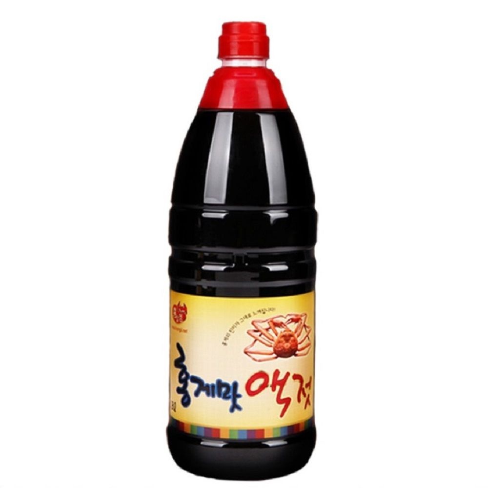 홍일식품 홍게맛 액젓 1.8L 김장 김치 나물무침 생김치 젓갈 꽃게액젓 파김치 김치젓갈