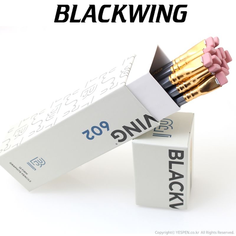 BLACKWING 블랙윙 602 연필(2B B)/1타스 페놀각인가능
