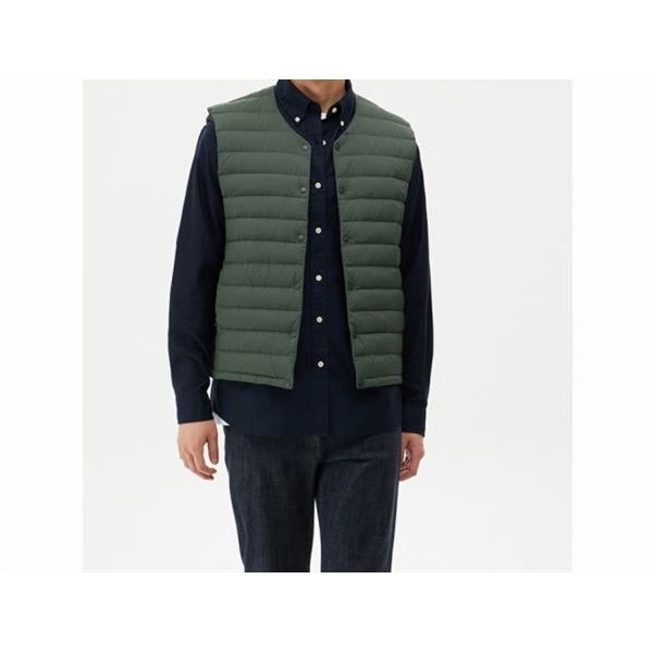 TOPTEN 탑텐 TOPTEN 겨울 방한 보온 베스트 패딩 조끼 남성) 리얼 라이트 다운 투인원 MSE4VP1502