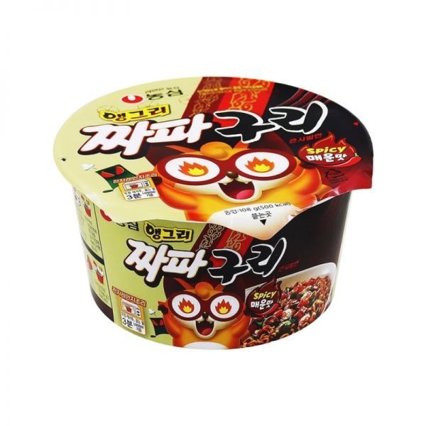 [국내배송] 농심 앵그리 짜파구리큰사발 108g x 16