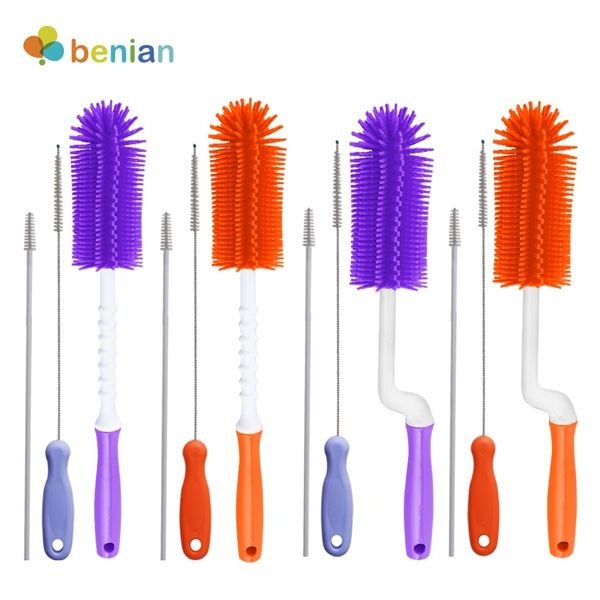 [보리보리]실리콘 텀블러세척솔+빨대브러쉬 3P세트