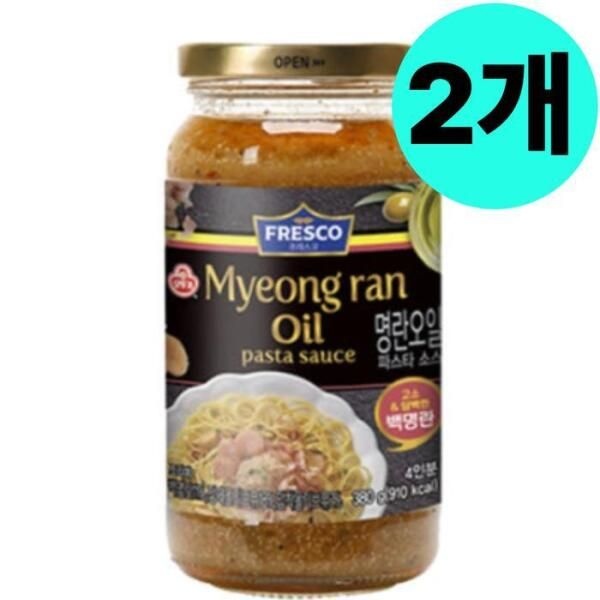[셀러허브 식품] 오뚜기 프레스코 명란 오일 파스타 스파게티 소스 2개