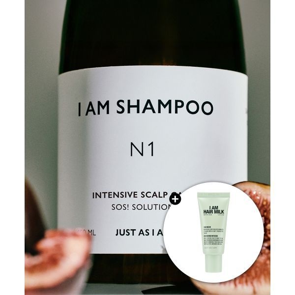 매장정품 JUST AS I AM [100시간 뿌리볼륨] IAM 인텐시브 스칼프 케어 샴푸 N1 700ml